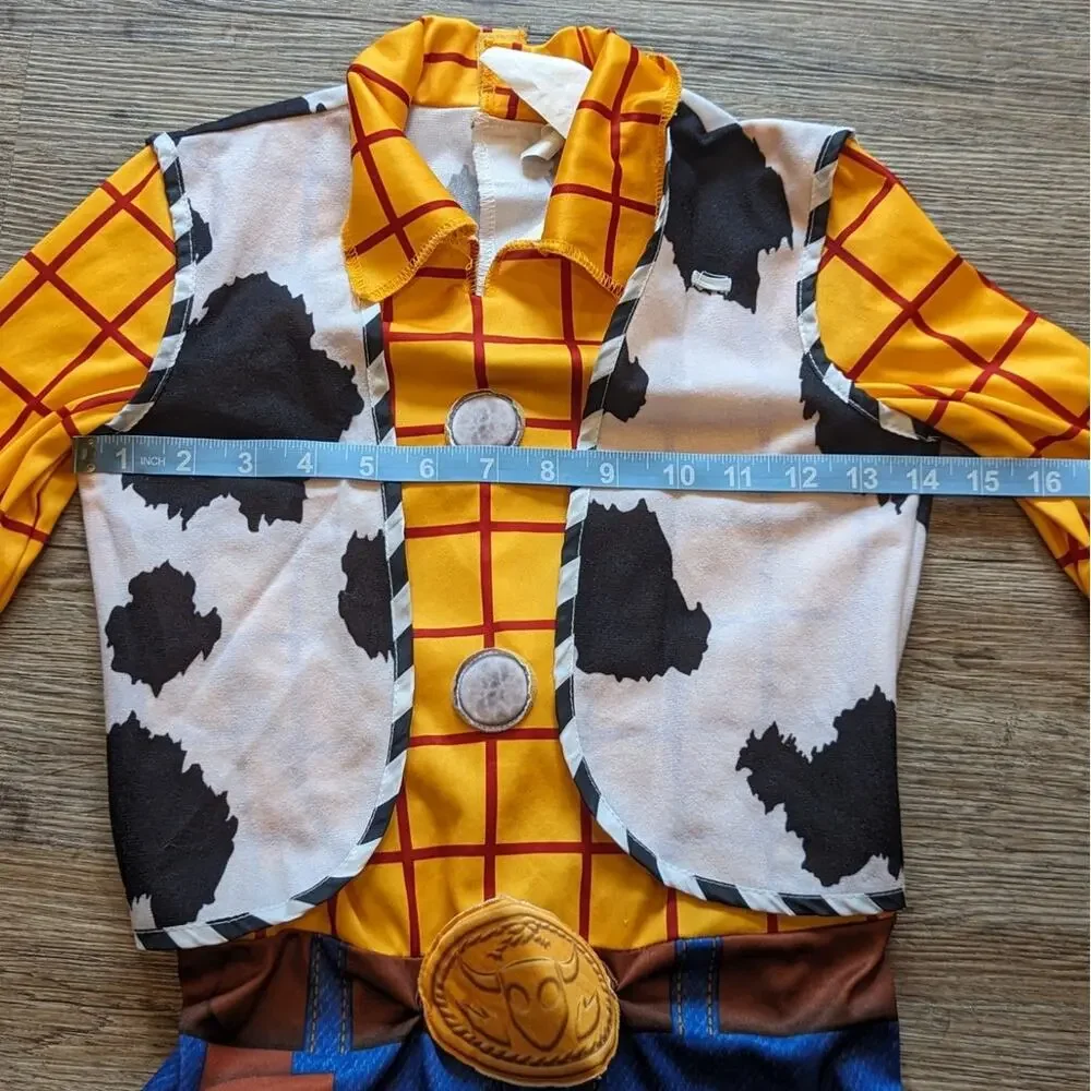 Disney Pixar Toy Story 4 Sherriff Woody Halloween Costume Size Small 4-6 - Picture 10 of 11
